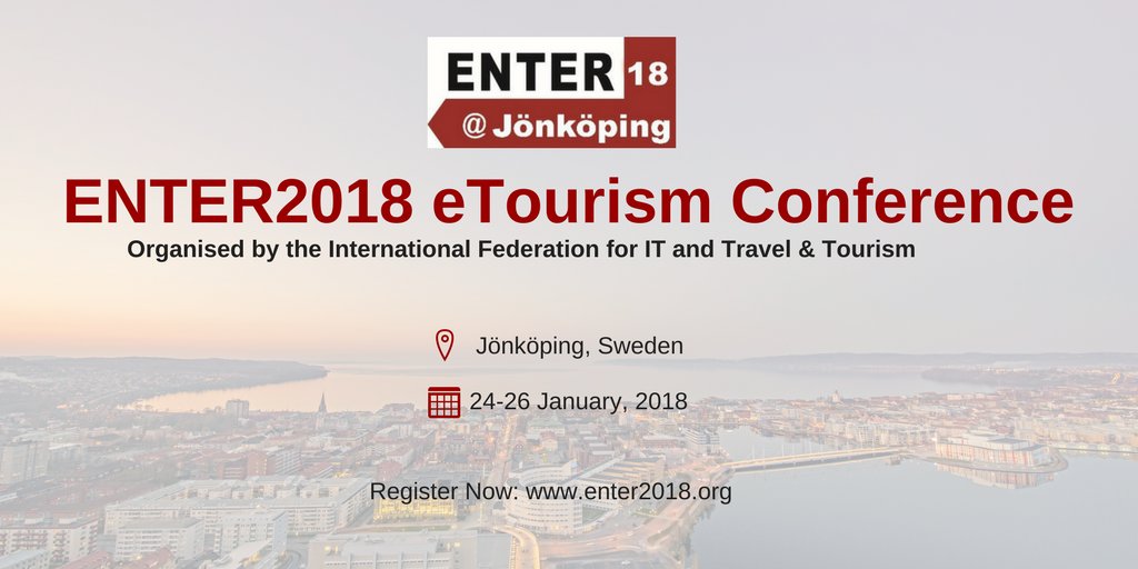 ENTER2018 Jönköping 20e conférence e-Tourisme d'IFITT